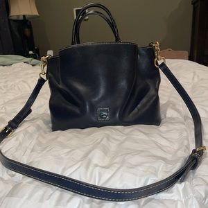 Dooney & Bourke Florentine Brenna Satchel-Navy